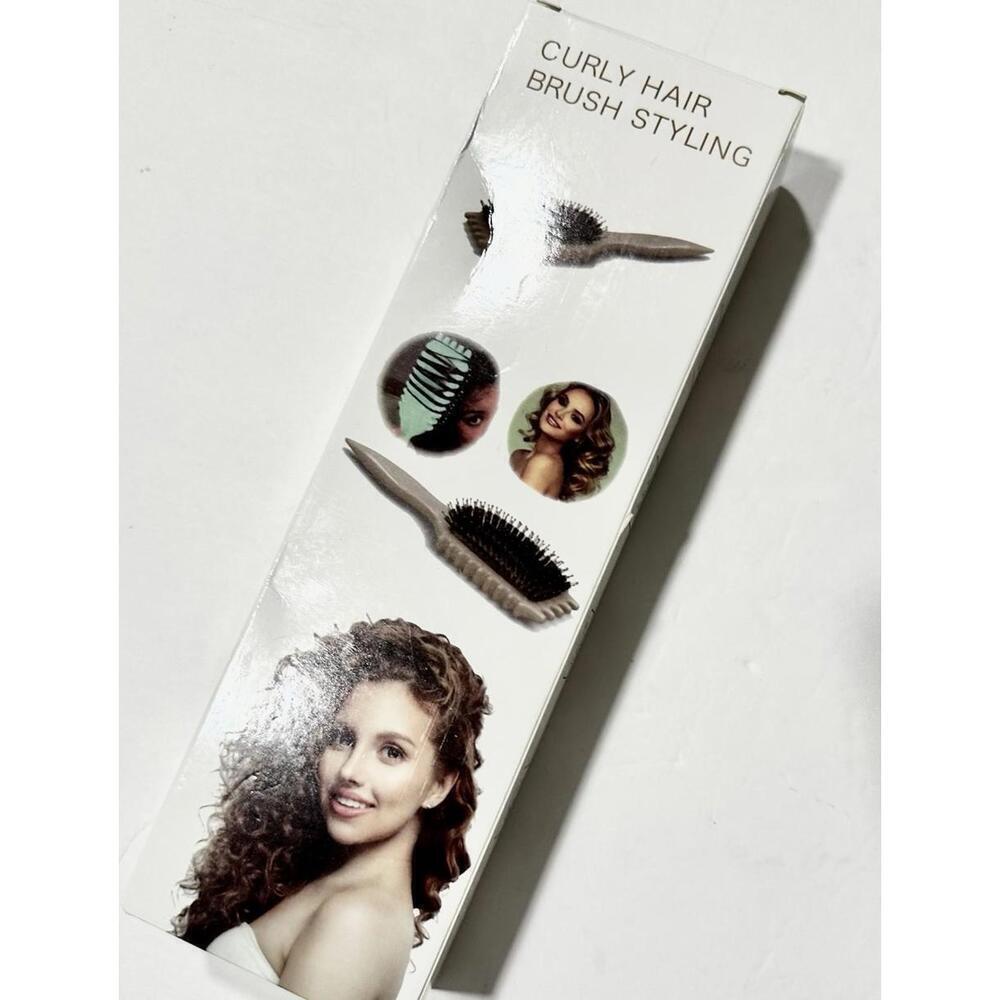 Purple Styling Brush for Curly Hair, High Elastic Anti-Static Material - Picture 6 of 6